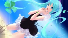 Woman vocaloid dress hatsune