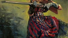 Woman weapons god Wild West