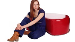Woman white background Actress redheads That 70s Show Laura 