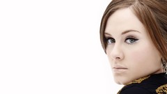 Woman white background Celebrity singers Adele (singer)