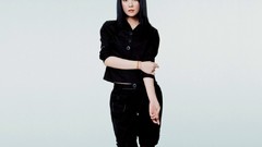 Woman white background Chinese asians bangs Faye Wong
