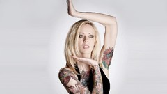 Woman white background ideas blondes tattoos