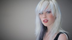 Woman white hair models devon jade Aaron Tyree