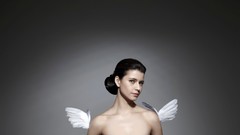 Woman wings Actress angels brunettes turkish Beren Saat