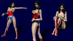 Woman Wonder Woman brunettes digital art 3d art fantasy art 3D 