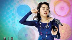 Woman young Actress brunettes models Korean Moon Geun Young