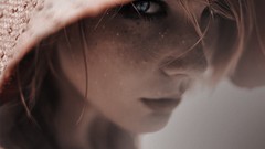 Woman young faces blondes teen amateurs hooded Angelika 