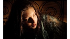 Woman young faces brunettes Michaela teen