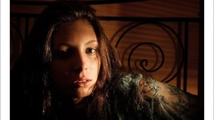 Woman young faces brunettes Michaela teen