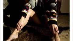 Woman young skin brunettes Michaela teen sweaters