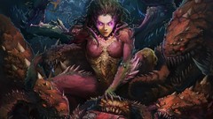 Woman Zerg starcraft video games starcraft ii fantasy art Sarah 