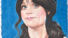 Woman zooey deschanel artwork