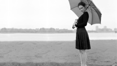 Woman zooey deschanel Umbrellas