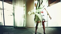 Women Larry Alan women indoors dress legs standing