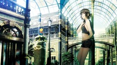 Women Mardock Scramble Balot Rune anime girls Anime Leaning legs