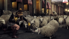 Women sheep fight sleep