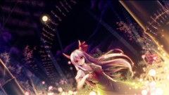 Women touhou long hair