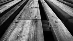 Wood grayscale planks