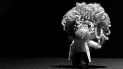 Wool Albert Einstein dolls