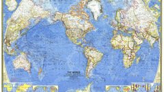 World Map high 1965 Resolution