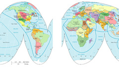 World Map high geographic regions realms Resolution