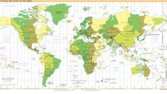 World Maps time Zones
