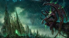 World of Warcraft: The Burning Crusade illidan stormrage rain