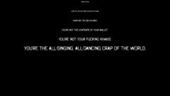 World The all singing crap sancing