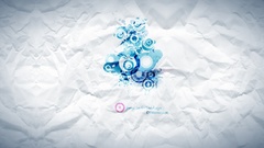 Wrinkled paper forbidden abstract