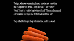WTF carrots text