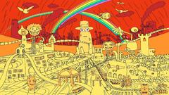 WTF rainbows trippy Superjail