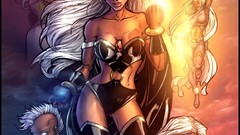 X-Men comics superheroes Black Panther comics Storm (comics 