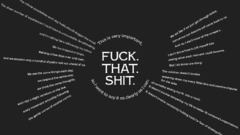 Xkcd Fuck text grey