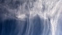 Xray cloud strands abstract