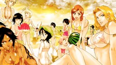 Yachiru kusajishi bleach shihouin yoruichi matsumoto rangiku 