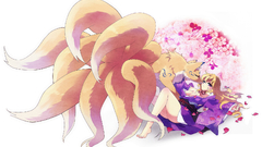 Yakumo yukari lying down