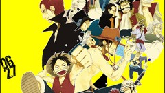 Yellow ace marco robin monkey d luffy shanks Trafalgar Law tony 