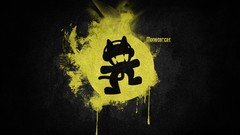 Yellow black Music simple electronic music Monstercat