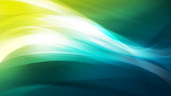 Yellow blue abstract crystal waves