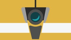 Yellow borderlands minimalistic claptrap