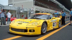 Yellow cars Chevrolet Corvette