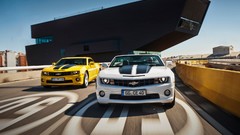 Yellow Chevrolet chevrolet camaro muscle cars EU