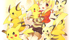 Yellow eyes raichu Anime