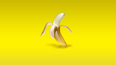 Yellow fruits food bananas