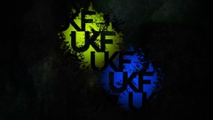Yellow gray blue dark Music dubstep dub ukf drum and bass wob 