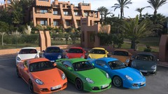 Yellow gray blue red white Green orange cars brown Porsche Dark 