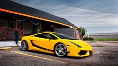 Yellow lamborghini gallardo Superleggera