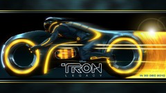 Yellow Movies advertisement Tron TRON: Legacy disney glowing 