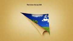 Yellow orange abstract funny peek