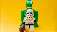 Yellow stormtroopers time travel Legos order 66